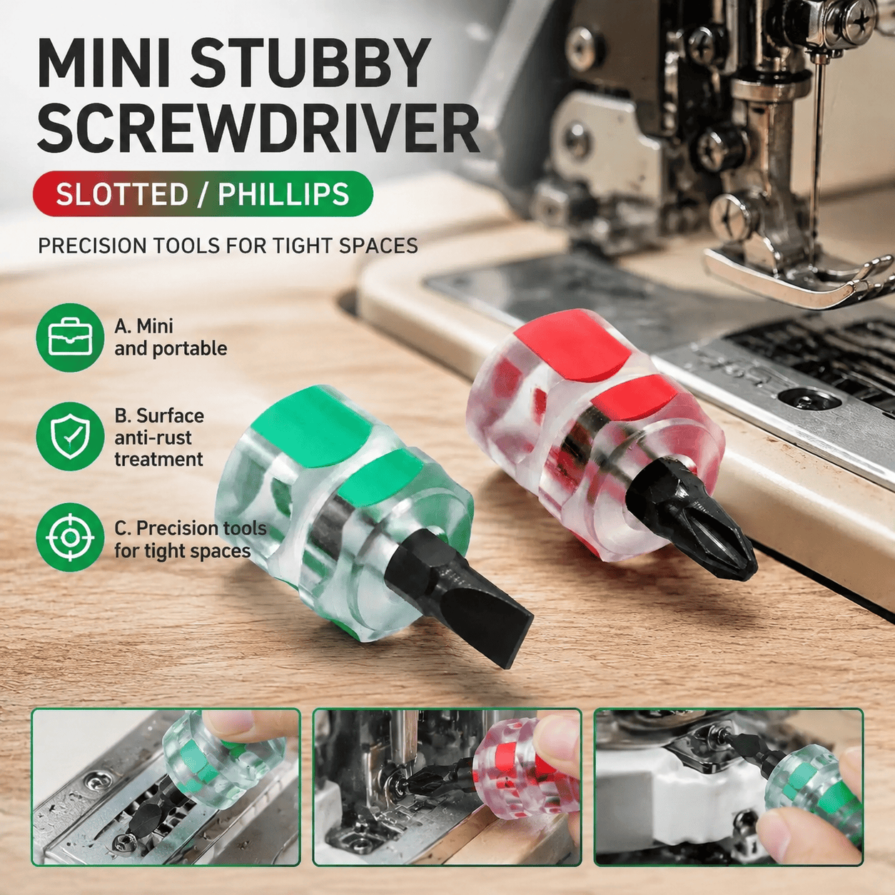 Home Improvement Cars - One Piece Mini Portable Screwdriver with