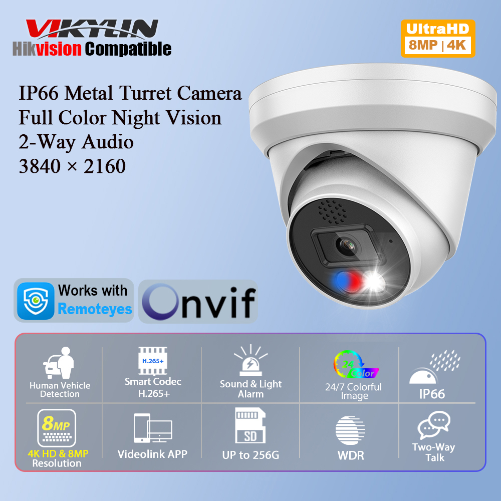 Vikylin 4K 8MP Alarm Full Colo - Home Improvement Cars บทวิจารณ์และราคา
