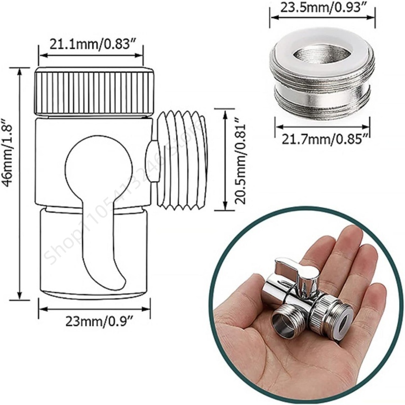 Zinc Alloy 3 Way Tee Connector - Home Improvement Kitchen บทวิจารณ์และราคา