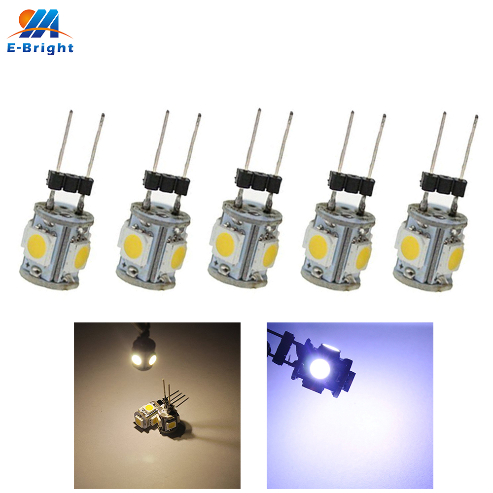 10pcs DC12V G4 5050 5 SMD LED  - Home Improvement Cars บทวิจารณ์และราคา