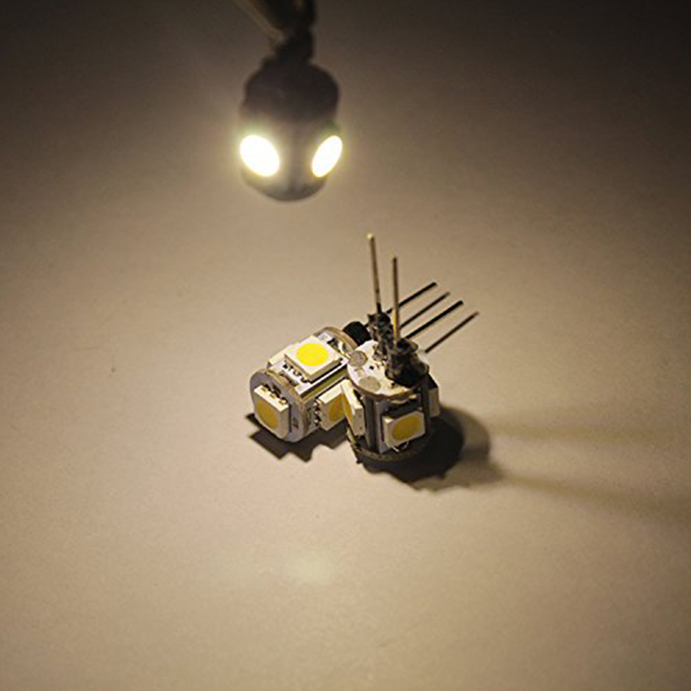 10pcs DC12V G4 5050 5 SMD LED  - Home Improvement Cars บทวิจารณ์และราคา
