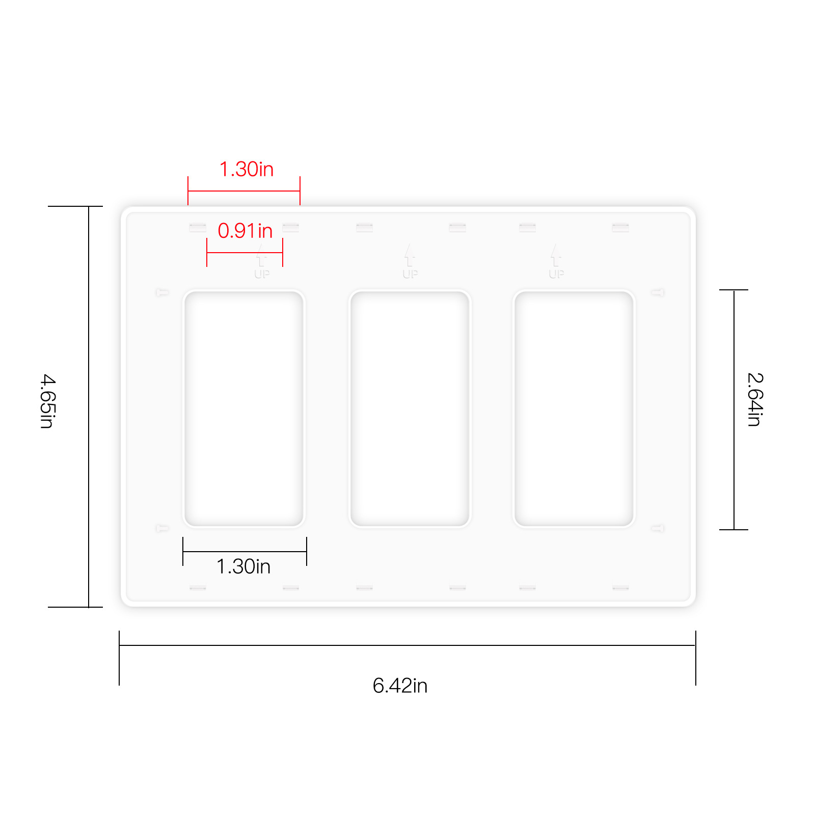 US、EU Type Switch Panel 2/3/4  - Home Improvement Kitchen บทวิจารณ์และราคา